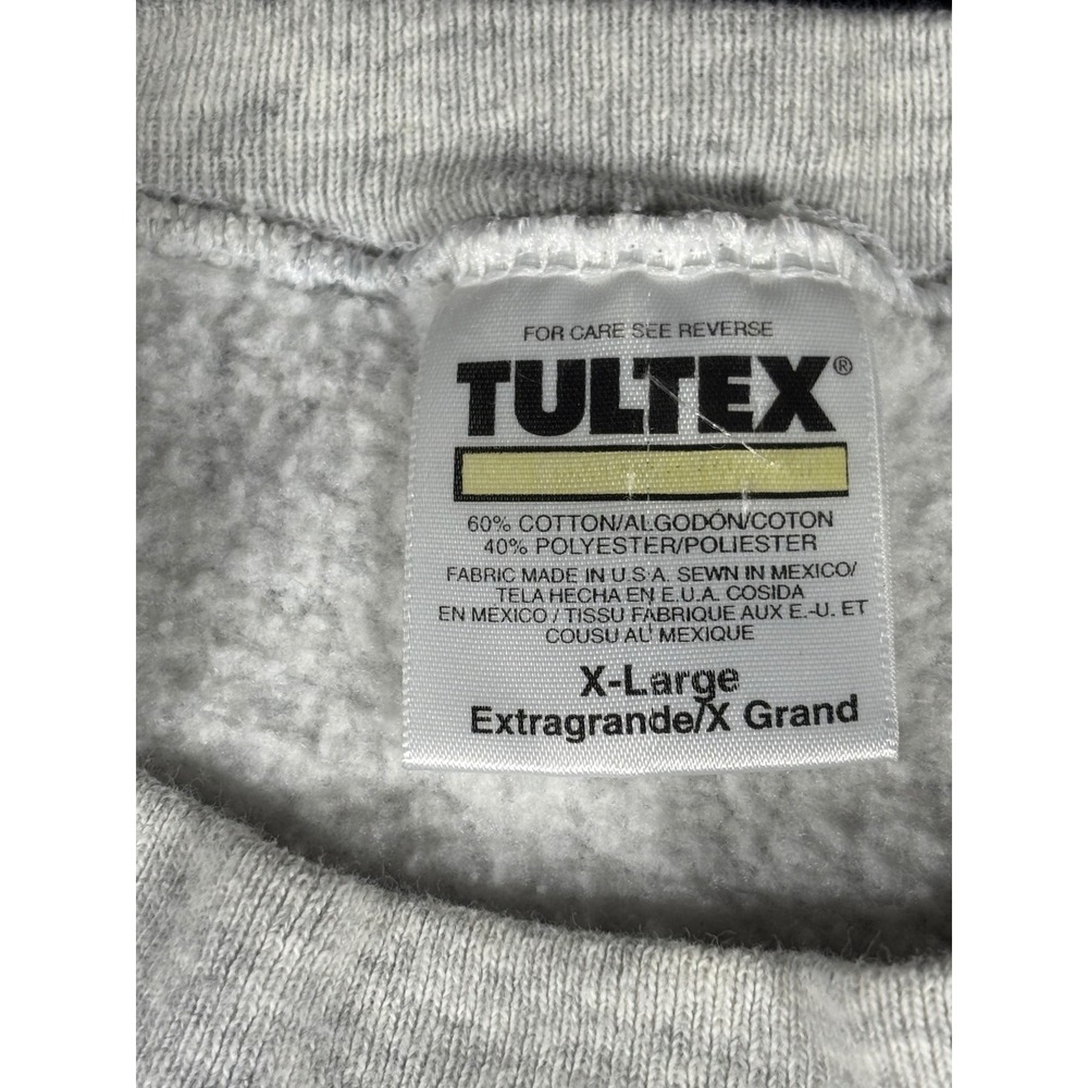 Vintage 1996 Super Bowl XXX Tultex Sweatshirt Mens XL Steelers vs Cowboys Gray - Picture 5 of 12